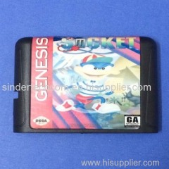 Socket MD Game Cartridge 16 Bit Game Card For Sega Mega Drive / Genesis