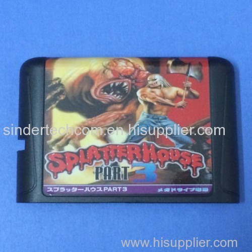 SplatterHouse Part 3 MD Game Cartridge 16 Bit Game Card For Sega Mega Drive / Genesis