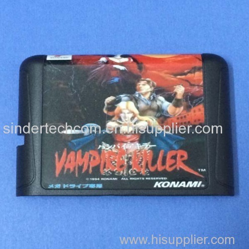 Vampire Killer MD Game Cartridge 16 Bit Game Card For Sega Mega Drive / Genesis