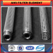 Stainless steel hydraulic oil filter element