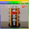 Hot sale Advertising Equipment four sides acrylic rotating watch display case