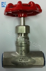 Stainless Steel Female Thread Stop Valve Globe Valve