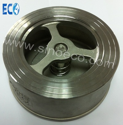 Stainless Steel Spring Type Wafer Check Valve, Disc Type Check Valve