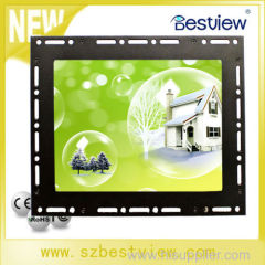 15" open frame HDMI, VGA LCD monitor with Touch Screen Function