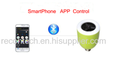 new patented multiple wireless bluetooth speaker with led bulb lamp