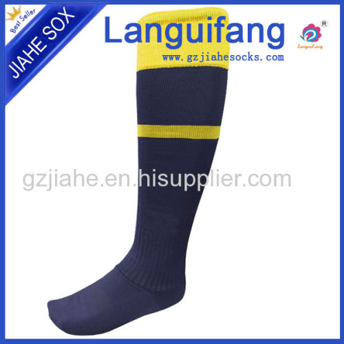 high quality half calf soccer men football sock