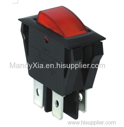 rocker switch 16(6)A 250V T100 CQC/K