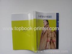 Print B5 PVC+art paper cover gold stamping matt lamination softcover book with PVC dust jacket