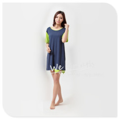 Apparel & Fashion Skirts & Dresses Ladies Straight Dress Bamboo Jersey Mix Match Colors free size