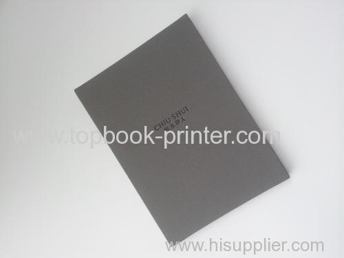 Online cloth greyboard cover gold stamping hardback book with white H&T bands printing or binding