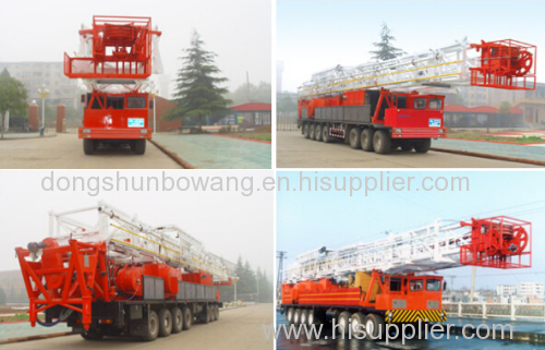 3000 meters truck-mounted drilling rig