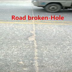 Rapid concrete road phohole repair materials