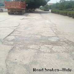 Rapid concrete road phohole repair materials