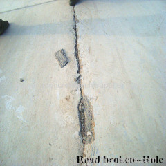 Rapid concrete road phohole repair materials