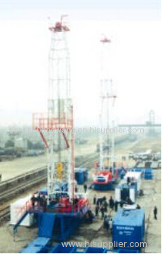 Skid mounted drilling rig