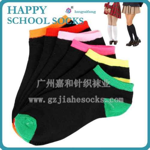 Customized school Logol soft touch students baby/children socks   