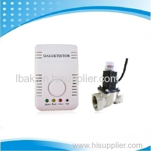 gas detector with solenoid valve
