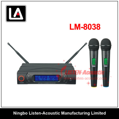 dual UHF wireless microphone