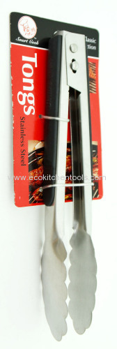 9" S/S Tongs (w/ soft cushion )