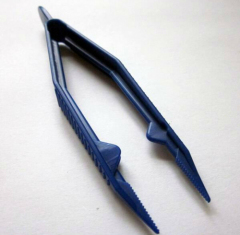 disposable medical plastic tweezer