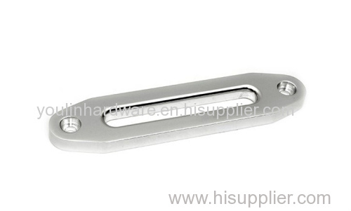 Universal aluminum hawse fairlead for synthetic winch rope cable