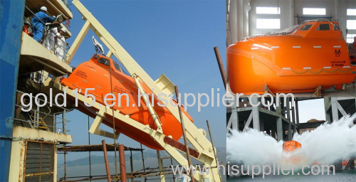 SOLAS Totally Enclosed Free Fall Life Boat / FRP Fall Life Boat with Certificate