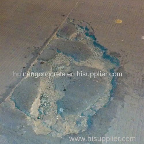 repair mortar for quick and economical repair of deep holes in concrete floors
