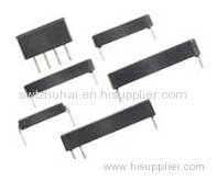 Through hole reed sensors for PCB assembly