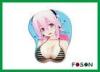 Eco-friendly Cartoon sexy 3D girl mouse pad for advertising