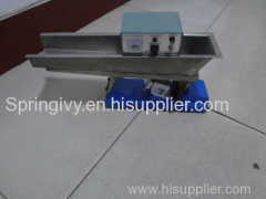 Food processing electromagnet conveyor vibratory feeder