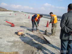 Bridge surfacing layer hole repair with huineng concrete patch mortar