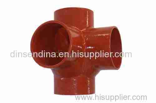 high quality expoxy coated SML pipe fittings/BS EN877 Cast Iron SML Soil Pipes