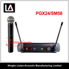 Single Channel UHF Wireless Microphone PGX24/SM58