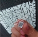 Medium fragile Eggshell Sticker Paper Materials