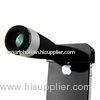 White / Black Plastic 8X Smartphone Binoculars Adabter , Mobile Phone Camera Lens