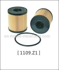 Auto oil filter environmental protection 1109.Z1 for PEUGEOT 307 Bipper/ Boxer III/ Expert II