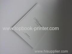 250gsm art paper silver stamping cover children's hard cover book