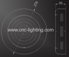 75W UFO LED Plant Grow Light with 45pcs 3W leds