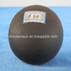 Forged Steel Grinding Balls for Ores; Oil-quenched Steel Chrome Grinding Balls for Cement Industries