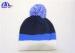 Colorful Hip Hop Beanies Knitted Beanie / Custom Winter Beanie Hats withTop Ball