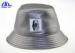 Polyester PU Printed Bucket Hats With PU Badge Bucket Fishing Cap for Man
