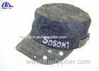 100% Polyester Peach Skin Woven Military Baseball Caps With Reflective Printing Logo