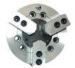 Semi Steel Body Power 3 jaw Scroll Chucks Flat Back Without Through Hole