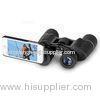 Black ABS Binocular Smartphone Telescope Mount , 142m / 1000m Field Of View