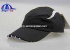 Customized Fashion Running LED Baseball Cap With Four Led Lights , 6 Panel