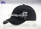 Classic 6 Panel Cotton Embroidered Baseball Caps / Hats for Outdoor Sports