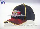 100% Polyester Ottoman 6 Panel Embroidered Baseball Caps With Submilation Logo