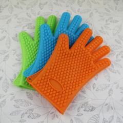 Kitchen Cooking Oven Silicone Heat Resistant BBQ Gloves