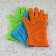 Kitchen Cooking Oven Silicone Heat Resistant BBQ Gloves