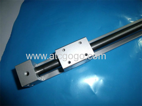 Dual rod sliding table cylinders aluminum airtac type pneumatic double acting cylinder